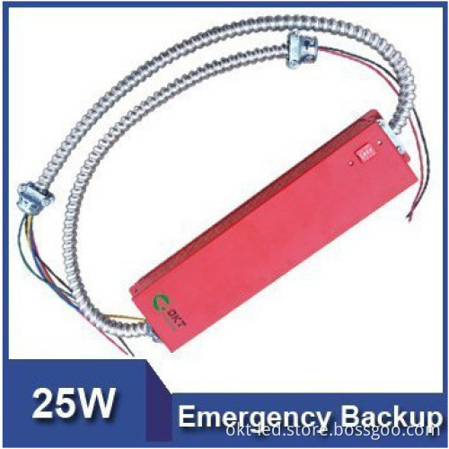 OKT UL Pending max to 25w led emergency backup for led light product